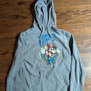 Super Mario Bros 3 Hoodie - Old Navy - Medium - Gray